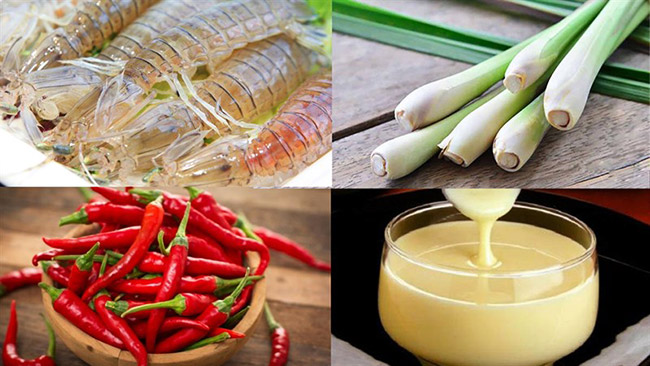 Thành phần chủ yếu món Bề Bề hấp Sả Ớt